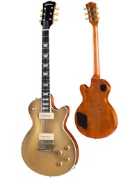 Eastman SB56/N-GD Solid Body Electric Guitar Goldtop P-90