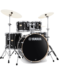 Yamaha SBP2F5RB Stage Custom Euro Birch 5 Piece Drum Kit Raven Black