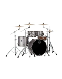 Mapex SE529XEMBPG Saturn Evolution Maple/Walnut 4-Piece Classic Shell Pack Gun Metal Grey
