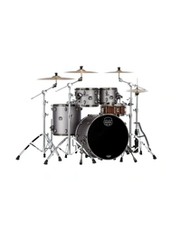 Mapex SE529XMBPG Saturn Evolution Maple/Walnut 4-Piece Rock Shell Pack Gun Metal Grey