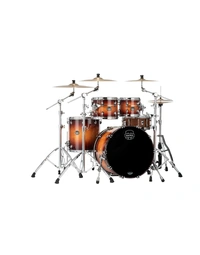 Mapex SE529XMPO Saturn Evolution Maple/Walnut 4-Piece Rock Shell Pack Exotic Sunburst