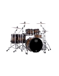 Mapex SE628XMBMZ Saturn Evolution Maple/Walnut 5-Piece Workhorse Shell Pack Exotic Night Forest Burst