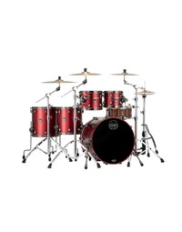 Mapex SE628XMBPA Saturn Evolution Maple/Walnut 5-Piece Workhorse Shell Pack Tuscan Red