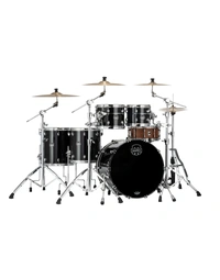 Mapex SE628XMPB Saturn Evolution Maple/Walnut 5-Piece Workhorse Shell Pack Piano Black