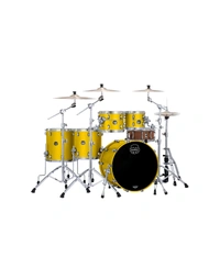 Mapex SE628XMPM Saturn Evolution Maple/Walnut 5-Piece Workhorse Shell Pack Tuscan Yellow