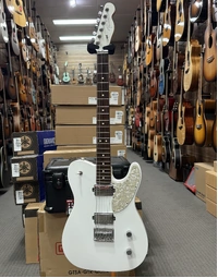 Used Fender MIJ Elemental Telecaster RW Nimbus White (Includes Gig Bag)