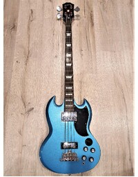 Used Epiphone EB-3 SG Bass Limited Edition Pelham Blue with hard case