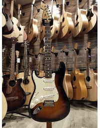 Used Fender Mexican Standard Stratocaster Sunburst Left Handed 2012 w/case