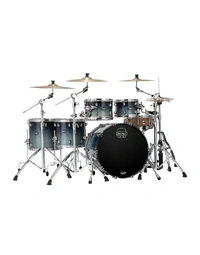 Mapex SR628XURJ Saturn Maple/Walnut 5-Piece Studioease Fast Shell Pack Teal Blue Fade
