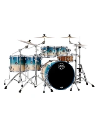 Mapex SR628XUUQ Saturn Maple/Walnut 5-Piece Studioease Fast Shell Pack Aqua Fade