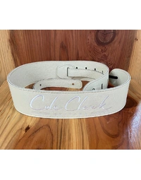 Cole Clark Deluxe Leather Strap Soft Cream