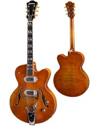 Eastman T58/V-AMB 16" Traditional Solid Top Archtop Hollowbody w/ Bigsby Antique Amber Varnish