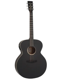 Tanglewood TB7-E Blackbird Super Jumbo Acoustic Guitar w/ Pickup Smokestack Black Satin
