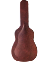 Torque Classical Nylon String Guitar Archtop Wooden Case Brown