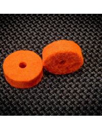 Tuner Fish Cymbal Felts Orange 10 Pack