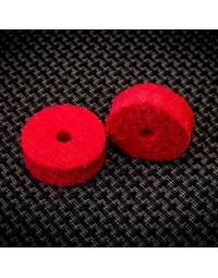 Tuner Fish Cymbal Felts Red 10 Pack
