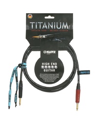 Klotz 3m Titanium Guitar Cable Silent Plug SS