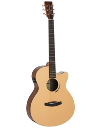 Tanglewood TM4-CE Metropolitan SuperFolk Acoustic Guitar w/ Pickup Natural Satin