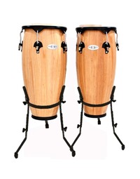 Toca 10 & 11" Synergy Series Wooden Conga Set in Natural