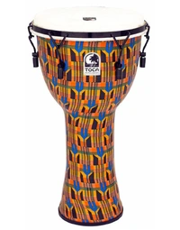 Toca 12" Freestyle 2 Series Mech Tune Djembe Kente Cloth
