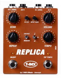 T-Rex Replica Stereo Digital Delay Pedal w/ Tap Tempo