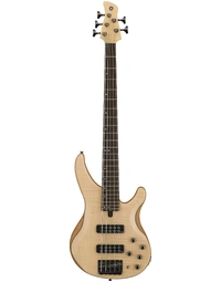 Yamaha TRBX605FM NS Flamed Maple Top 5-String Electric Bass Guitar Natural Satin