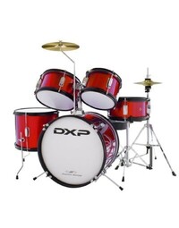 DXP 5 Piece Junior Drum Kit Wine Red