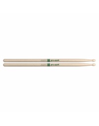Promark TXR2BW Hickory 'The Natural' 2B Wood Tip Drumsticks