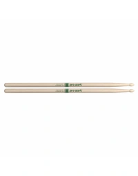 Promark TXR5AW Hickory 'The Natural' 5A Wood Tip Drumsticks