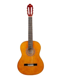 Valencia VC104L 100 Series Full Size Left-Handed Classical Nylon String Guitar Natural Gloss