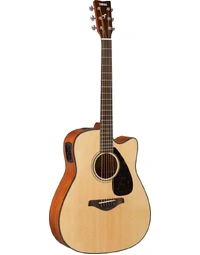 Yamaha FGX800C Solid Top Dreadnought Acoustic Guitar w/ Pickup Natural