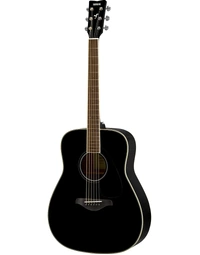 Yamaha FG820 BL Solid Top Dreadnought Acoustic Guitar Black