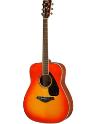 Yamaha FG820 AB Solid Top Dreadnought Acoustic Guitar Autumn Burst