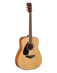 Yamaha FG820L NT Solid Top Left-Handed Dreadnought Acoustic Guitar Natural