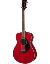 Yamaha FS820 RR Solid Top Concert Acoustic Guitar Ruby Red