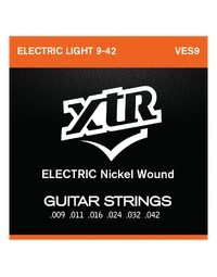 XTR Nickel Wound Electric Guitar Strings Light 9-42