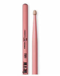Vic Firth American Classic Wood Tip 5A w/ Pink Finish Drumsticks
