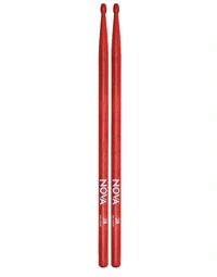 Vic Firth Nova 2B Red Wood Tip Drumsticks