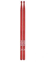 Vic Firth Nova 5B Red Wood Tip Drumsticks