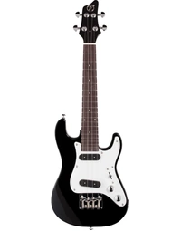 Vorson ST Style Solid Body Electric Tenor Ukulele Black