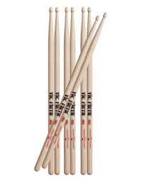 Vic Firth 5A Drum Sticks Promo Pack 3 Pair + 1 Pair FREE