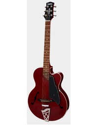 Vox VGA-3PS-TR Giulietta Archtop Guitar Trans Red