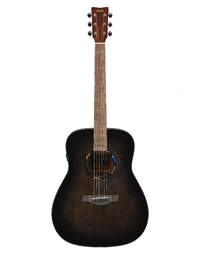 Yamaha TAG1E Element Grade TransAcoustic Solid Top Dreadnought Acoustic Guitar w/ Pickup Translucent Black Gloss