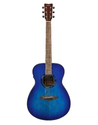 Yamaha TAS1E Element Grade TransAcoustic Solid Top Concert Acoustic Guitar w/ Pickup Ultra Marine Gloss