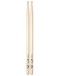 Vater VSMP5BW Sugar Maple Power 5B Wood Tip Drumsticks