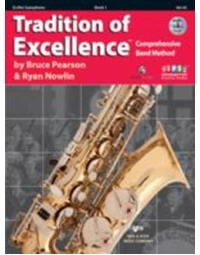 Tradition of Excellence Book 1 Alto Saxophone Book / Online Audio