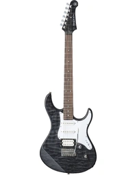 Yamaha PAC212VQM Pacifica Quilt Top Electric Guitar Translucent Black