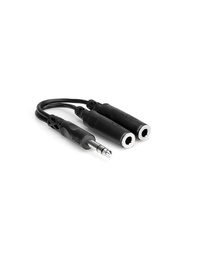 Hosa YPP118 Y Cable, 1/4" TRS to Dual 1/4" TRSF