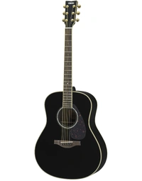 Yamaha LL6 ARE Solid Top Dreadnought Acoustic w/ Pickup Black