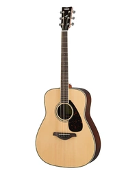 Yamaha FG830 NT Solid Top Dreadnought Acoustic Guitar Natural